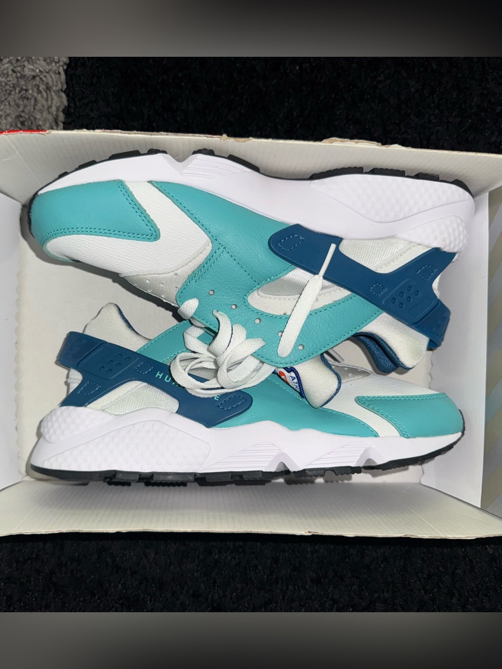 Nike Air Huarache Athletic Club Washed Teal Marina Mens 8.5 WMNS 10 DQ8239-300